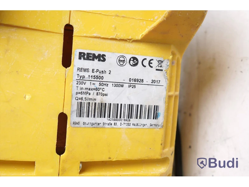 Provtryckningspump - Rems E-Push 2