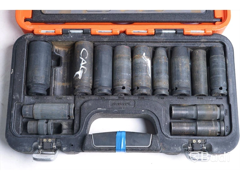 Krafthylssats - Bahco 1/2" 14 Piece Set, OBS! delar saknas
