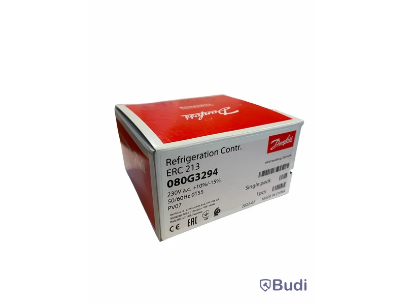 4 st. Elektronisk kylregulator — Danfoss, ERC213, Totalt ord. pris inkl. moms: ca 3600 kr