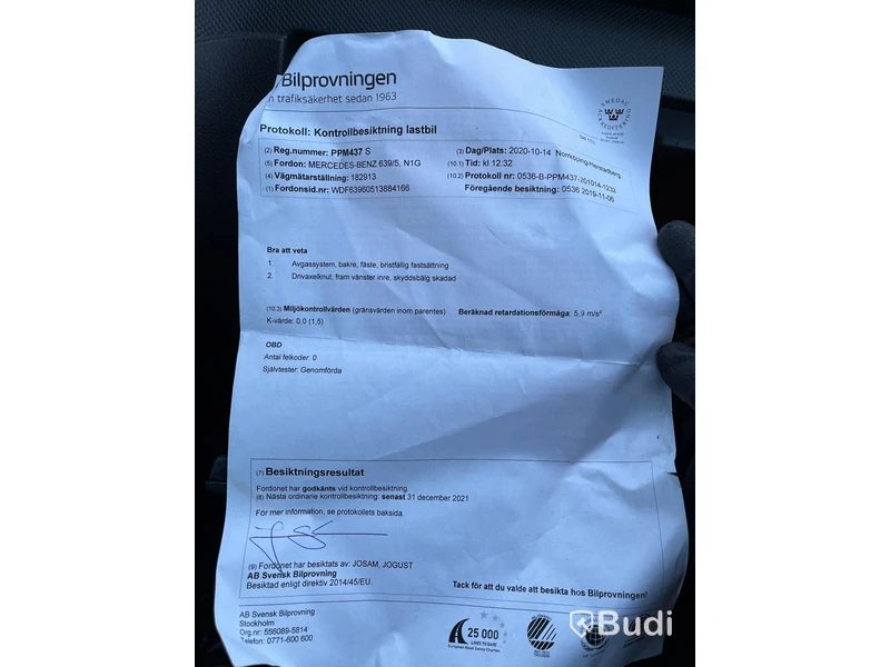 Lätt lastbil Mercedes-Benz Vito 116 CDI | 4MATIC 3.0t | TouchShift | 163hk | 2014