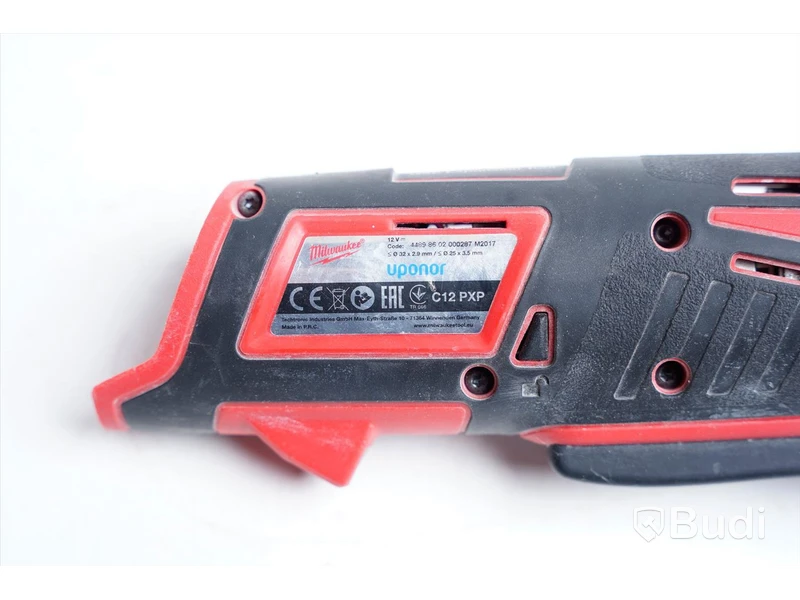 Expansionsverktyg Milwaukee M12 Kompakt Uponor C12 PXP-I10202C, OBS! batteri saknas
