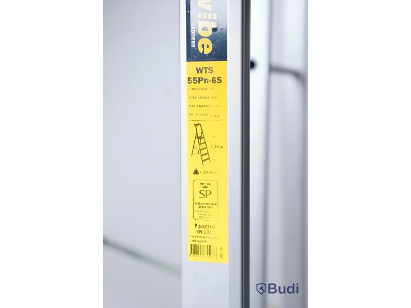 Trappstege – Wibe, 2 st WTS 55Pn-6S, 1 st WTS 55Pn-8S.
