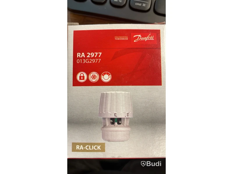 4 st. Radiatortermostat, Danfoss - RA 2977,