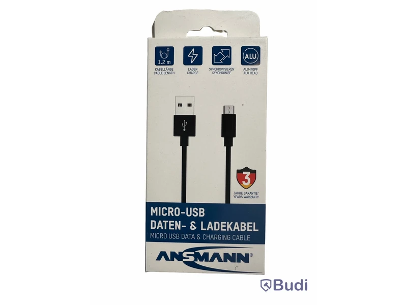 5 st Ansmann, 1,2m data-laddkablar, lightning, Type C, Micro usb. Se beskrivning för mer info. Totalt ord. pris inkl. moms ca: 800 kr