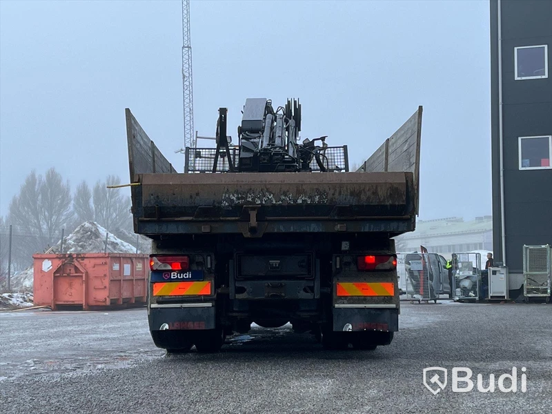 Kran & tipp Scania G400 8x4 -2010 | Automat | Hiab 21t kran