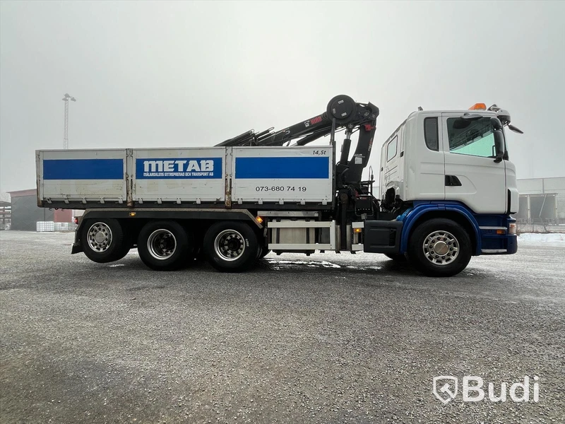 Kran & tipp Scania G400 8x4 -2010 | Automat | Hiab 21t kran