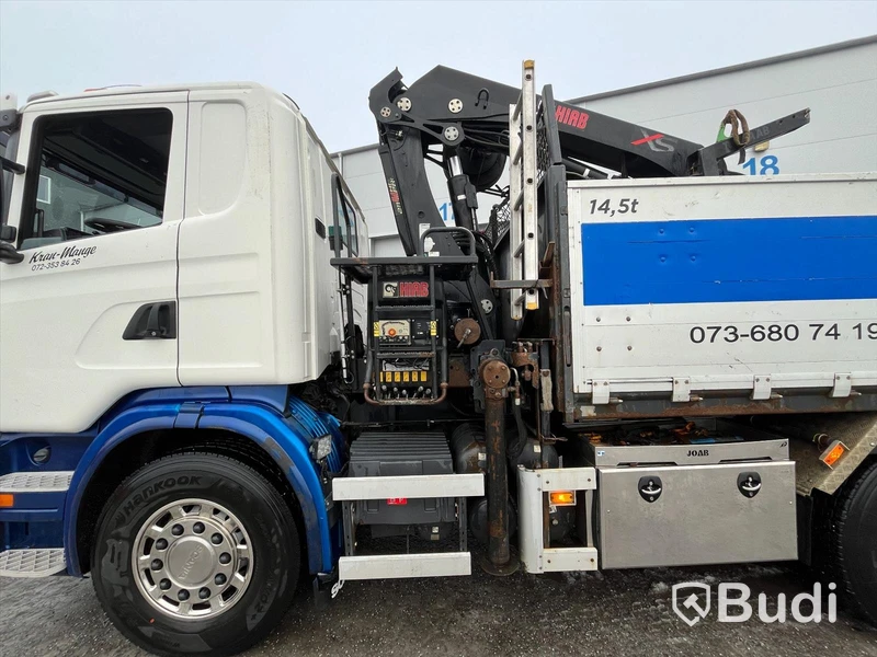 Kran & tipp Scania G400 8x4 -2010 | Automat | Hiab 21t kran