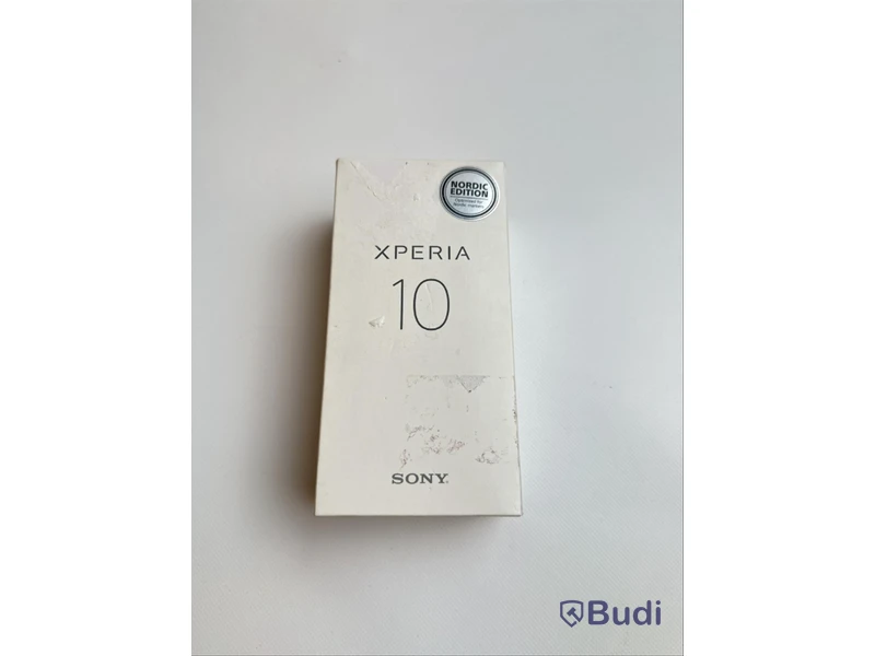 Mobil Sony Xperia 10 64GB med originalförpackning och laddare.