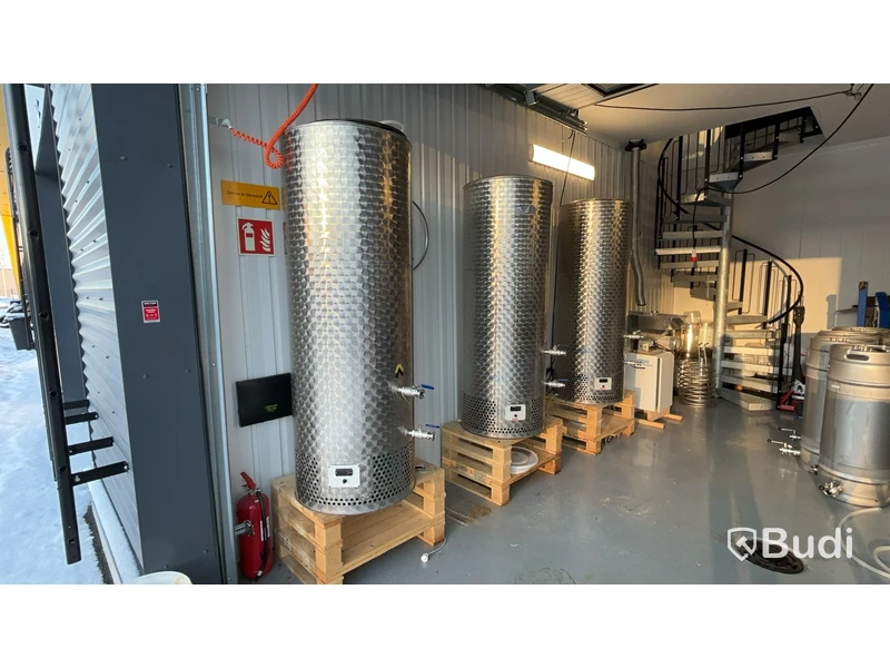 Komplett anläggning för ölbryggeri