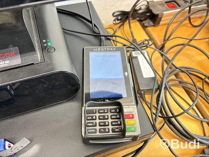 Kassaregister Triton Pos med kortläsare m.m.