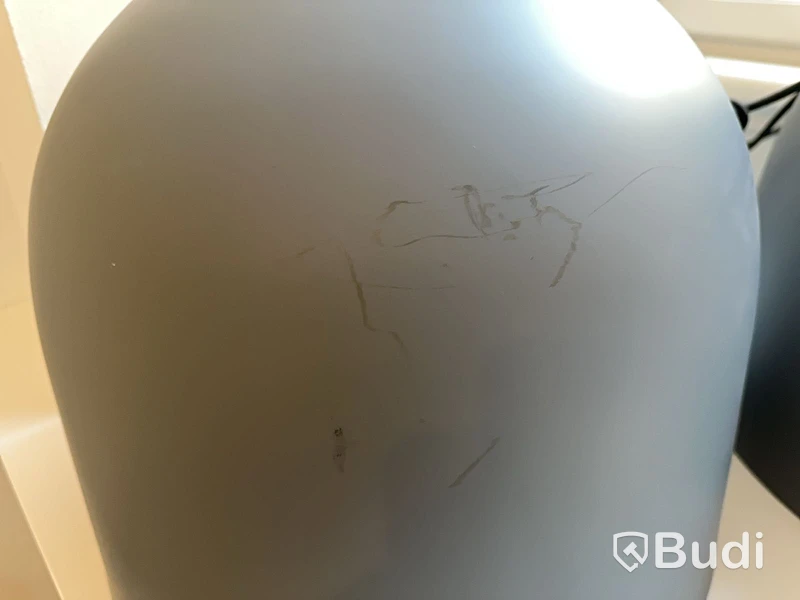 Taklampor, 2 st - Normann Copenhagen, Bell lampa Medium grå metall, Totalt ord. pris inkl. moms: ca 10 000 kr