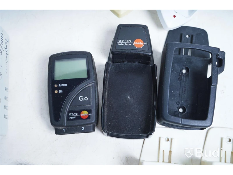 2 st. Datalogger Testo 174T, Testo 174 5 st. Testo 175-T3 1 st. Kimo KTH-CO2