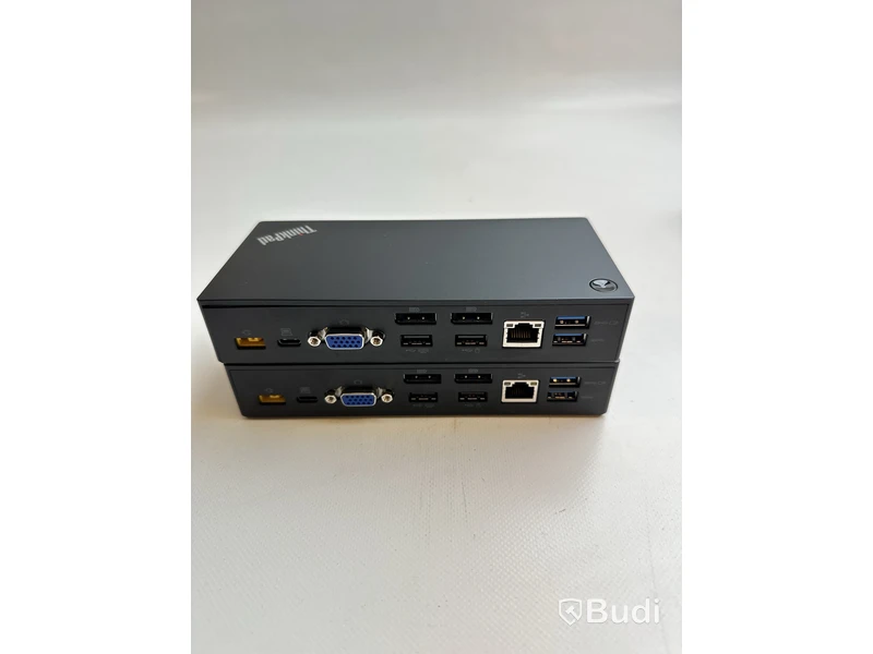 2 st. Lenovo ThinkPad USB-C Dock inkl. strömkabel.