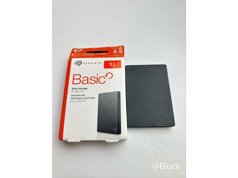 Hårddisk Seagate Basic 1TB HDD. OBS! Utan tillbehör.