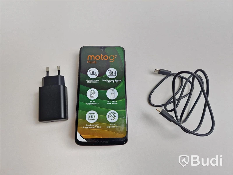 Mobil Motorola moto g 7 Plus 64GB med originalförpackning inkl laddare