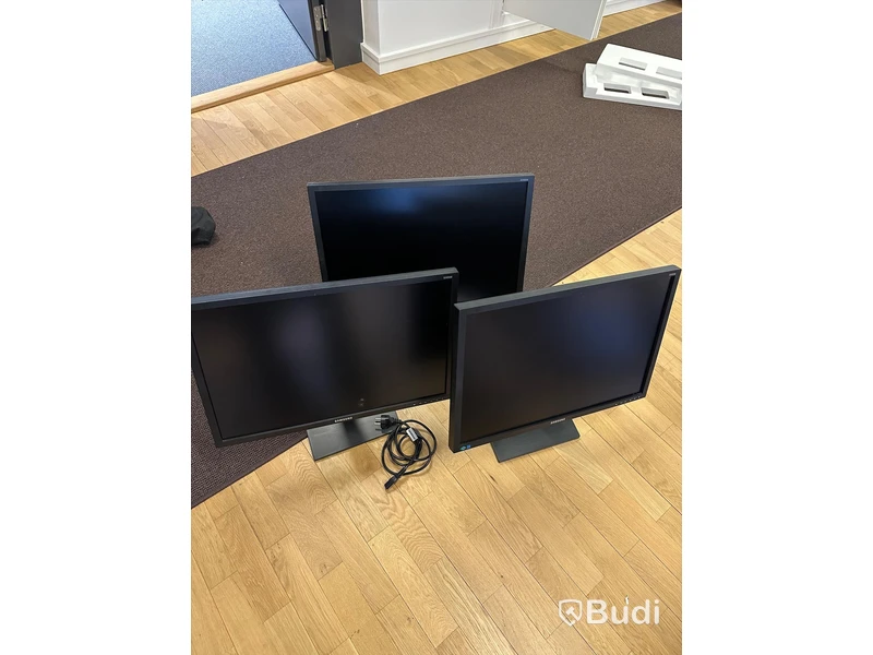 3St. SAMSUNG S24E650XW 24” Full HD inkl. Strömkabel.