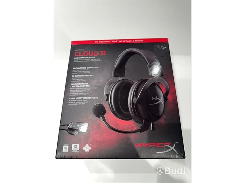 Hyperx Cloud II Gaming Hörlurar. OBS! Utan mikrofon