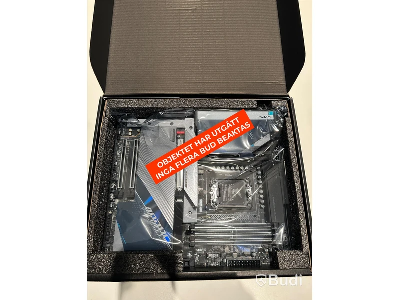 Gigabyte z790 Aorus master moderkort. Ny