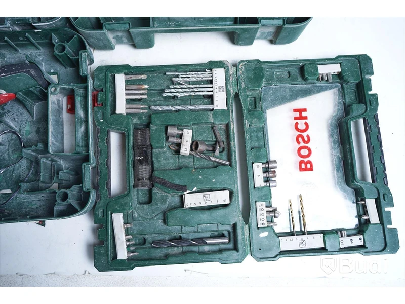 Diverse verktyg - Bosch PEX 300 AE, PWS 750115, PSR Select, 83 TiN tlg/pcs