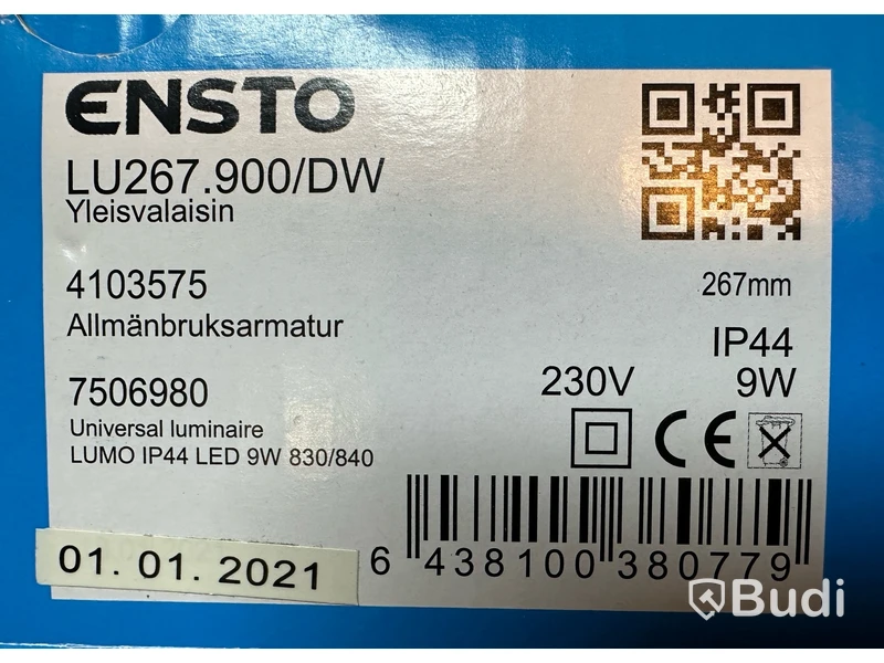 LED Lampa, Plafondarmatur, ENSTO Lumo, Ord. pris inkl. moms: ca 1200 kr