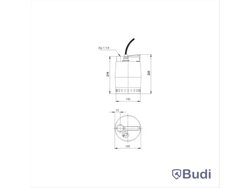 Grundvattenspump Grundfos Unilift KP250-M-1, Ord. pris inkl. moms: ca 5600 kr