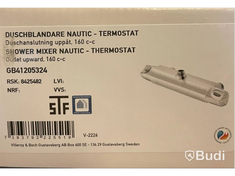 Duschblandare - Gustavsberg Nautic termostat med duschanslutning uppåt. Ord. pris inkl. moms: ca 1500 kr