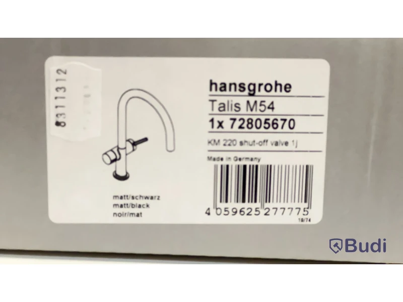 Köksblandare Hansgrohe, Talis M54 Mattsvart, Ord. pris inkl. moms: ca 3100 kr