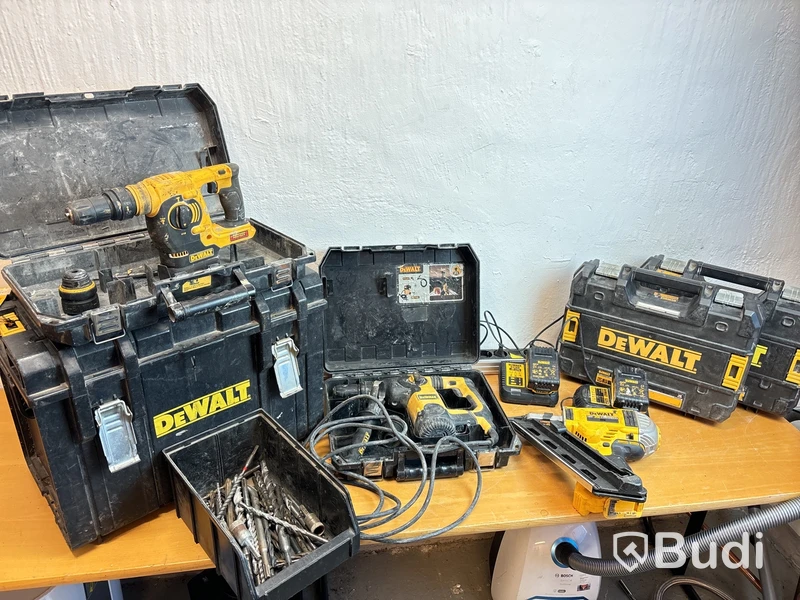 Spikpistol, borrhammare DeWalt
