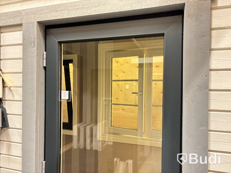 Altandörr Aluplast i komposit 980x2080 mm utåtgående