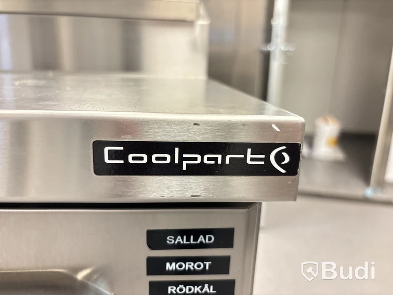 Rostfri kallskänkskylbänk med ho Coolpart