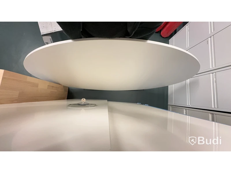 Hopfällbart ovalt bord B180 D100 cm