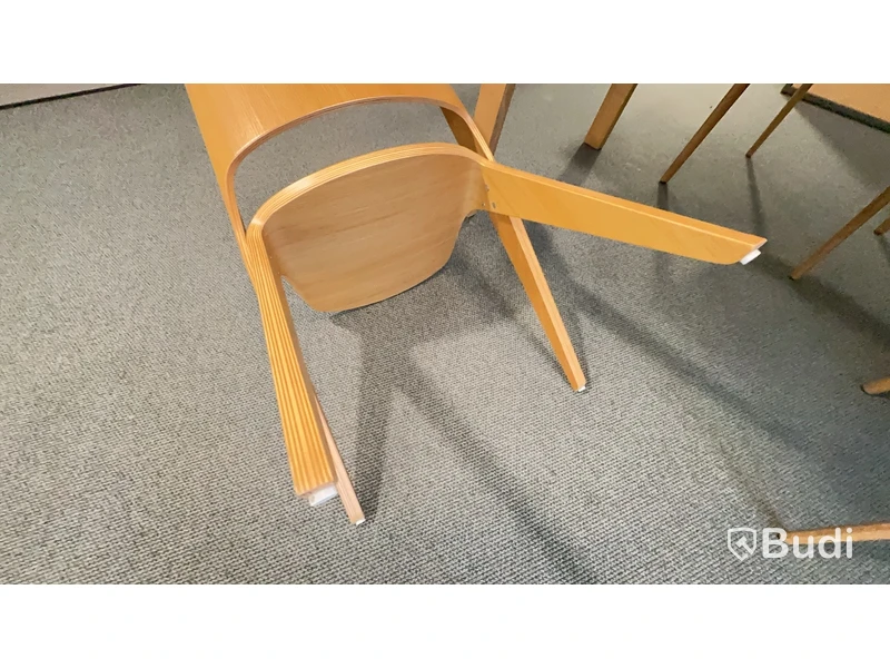 Matsalsbord med designstolar L300 D90 H73 cm, Swedese, Arper Catifa 46