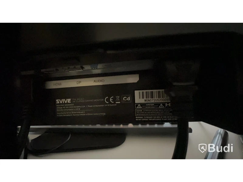 Datorskärm Svive välvd 34 PYX 34C401 Gaming.