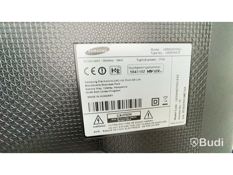 Samsung TV UE55H6275SU - på hjul.