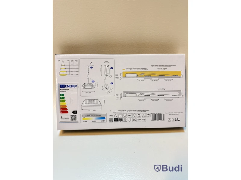 2 st. Malmbergs MD-99 Kit LED, 3 x LED, Totalt ord. pris inkl. moms: ca 2200 kr