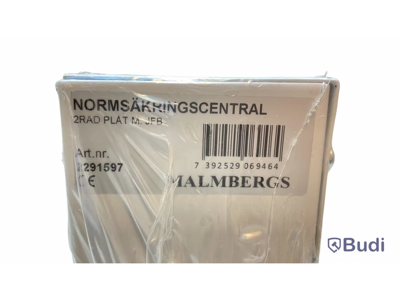 Normcentral Metall, 2-Radig Med JFB, Malmbergs 2291597, Ord. pris inkl. moms: ca 2000 kr