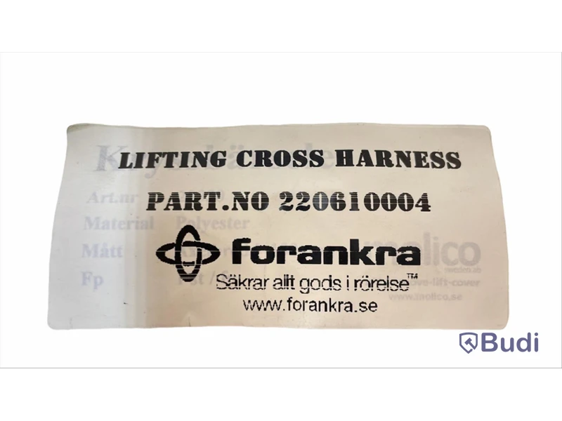Lyftsel / Lifting cross harness, Forankra , Ord. pris inkl. moms: ca 1000 kr