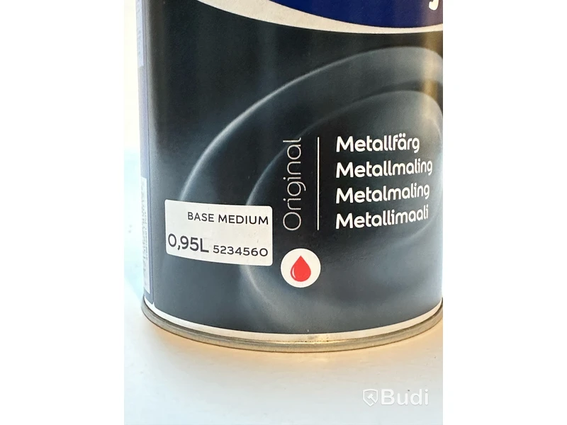 Nordsjö metallfärg, base medium. 0,95l , Totalt ord. pris inkl. moms: ca 1200 kr