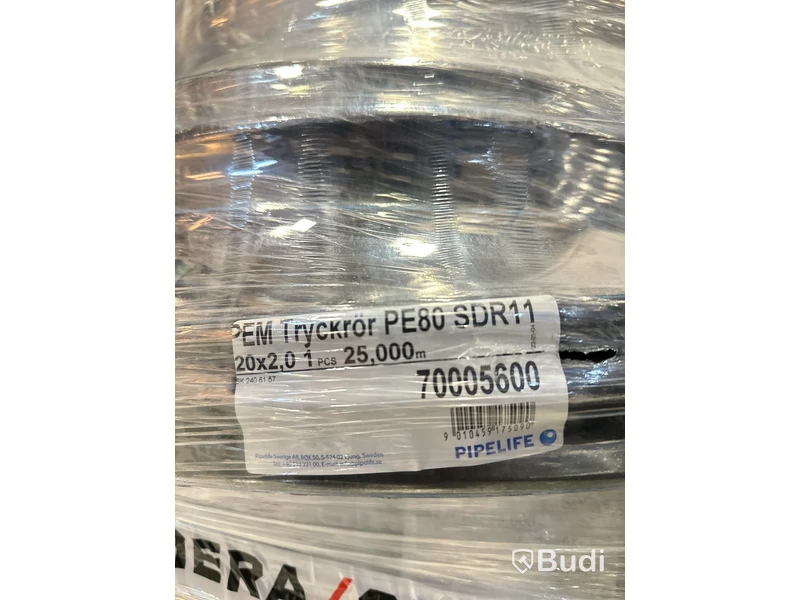 8 st. PEM tryckrör, Ord. pris inkl. moms: ca 2000 kr