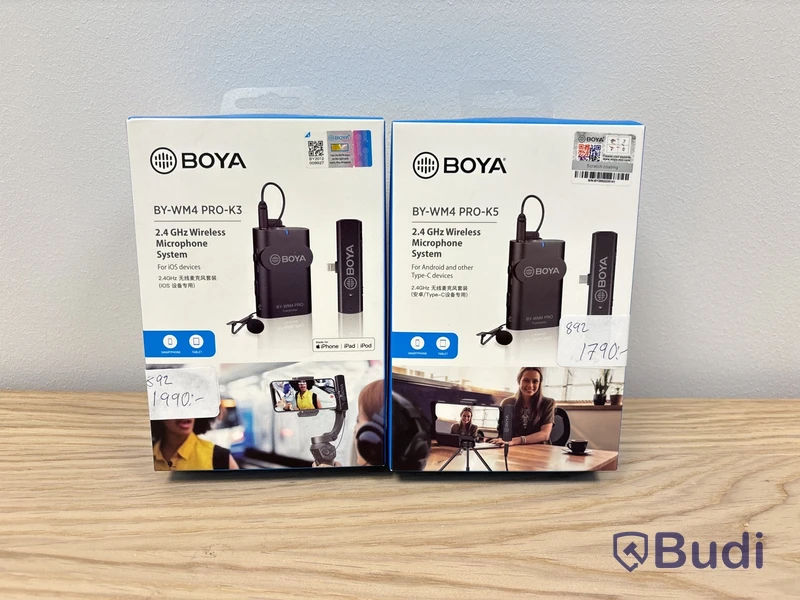 Trådlösa mikrofoner Boya By-WM4 Pro - 2 st