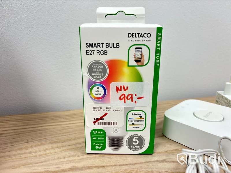 WiFi-förstärkare D-Link AX1800, smart glödlampa & Philips Hue