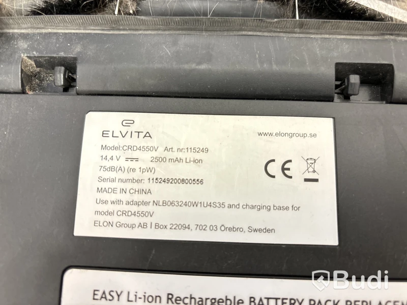 Robotdammsugare Elvita CRD4550v - Butiksdemo