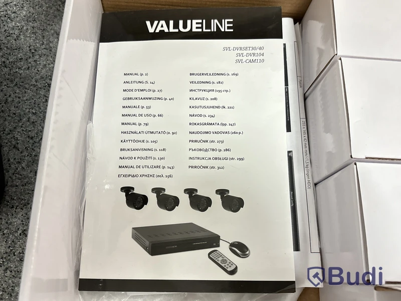 Övervakningskameror Konig HD Bullit  Camera - 4 st