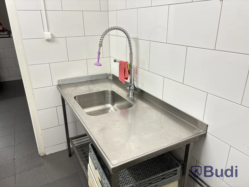 Rostfria diskbänk med ho & blandare