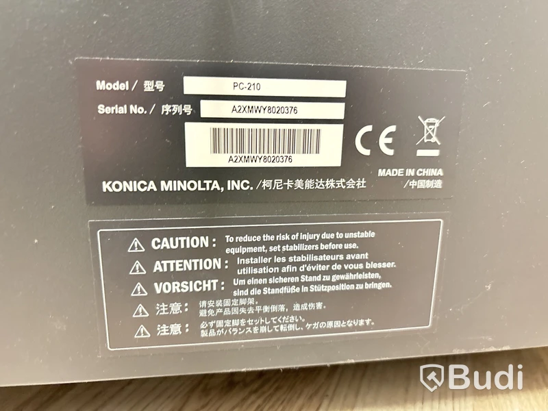 Skrivare Konica Minolta Bizhub C454e