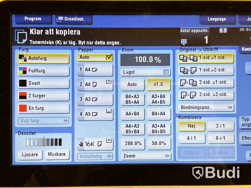 Skrivare Konica Minolta Bizhub C454e