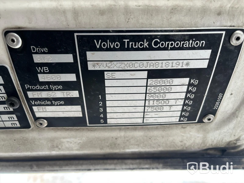 Kranväxlare Volvo FM 450 -2017 | 460hk | I-Shift | JOAB L17 | HMF 2620K