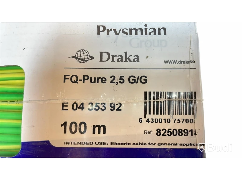 Parti med elkablar Draka, Totalt ord. pris inkl. moms: ca 4100 kr