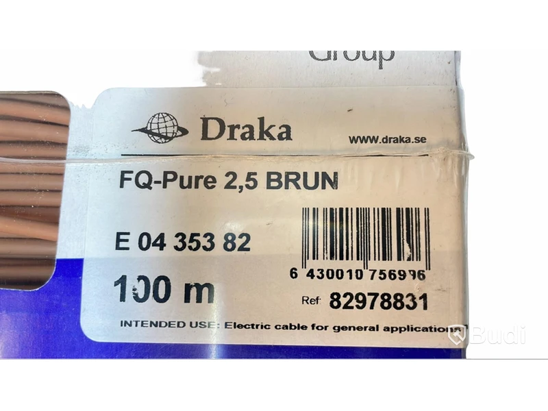 Parti med elkablar Draka, Totalt ord. pris inkl. moms: ca 4100 kr