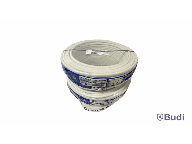 2 st. Halogenfri installationskabel, Draka EXQ Pure 3G2,5. R50, Totalt ord. pris inkl. moms: ca 3340 kr